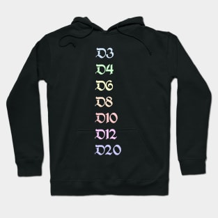 Pastel Hit Dice Hoodie